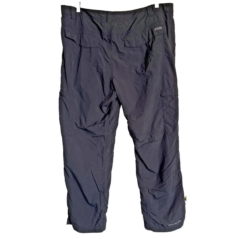 Columbia Silver Ridge Cargo Pants Mens‎ 42x30 Dark Gray Nylon Hiking AM8007